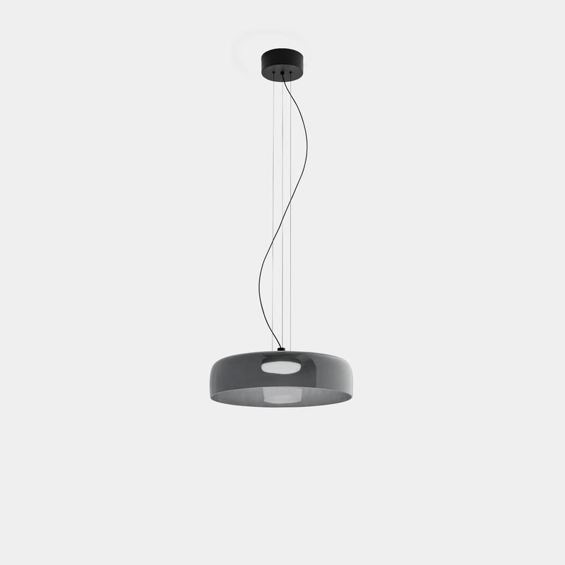 Szklana lampa sufitowa