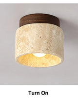Japońska kreatywna lampa sufitowa w kremowym stylu