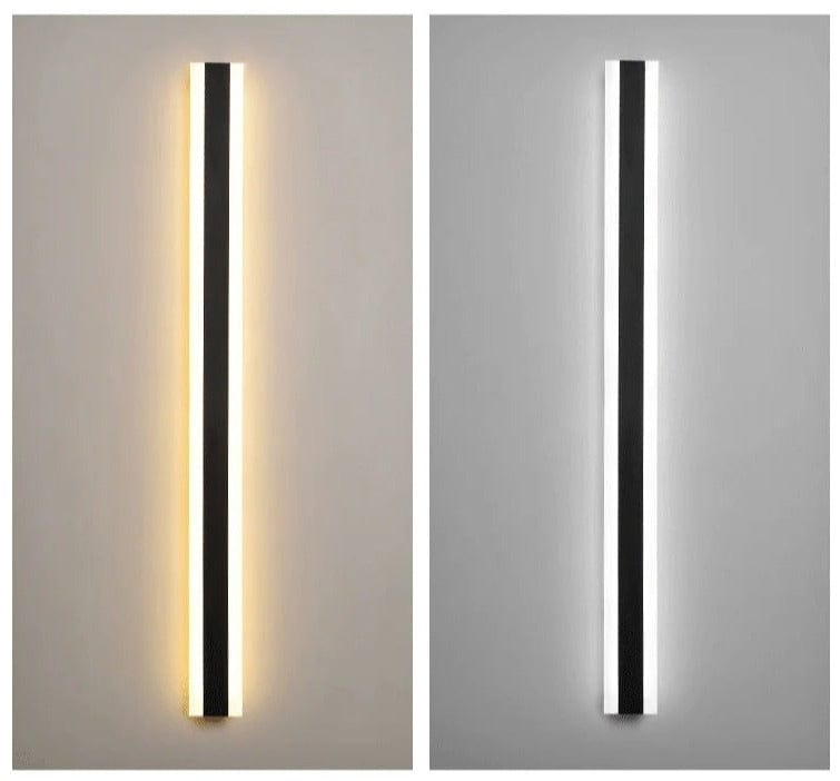 Lampa ścienna w paski