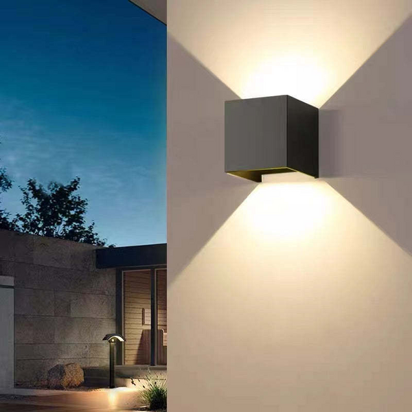 Nowoczesna aluminiowa wodoodporna lampa ścienna LED do użytku wewnętrznego