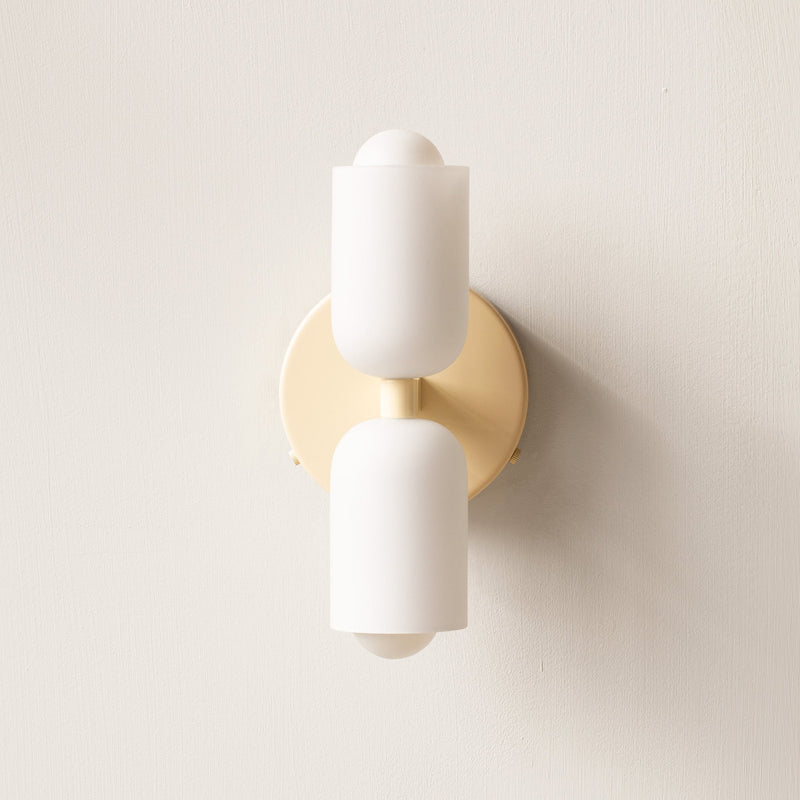 Elegancka akrylowa lampa ścienna góra-dół