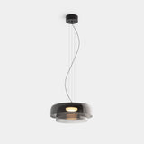 Szklana lampa sufitowa