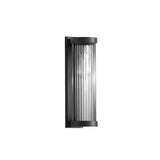 Nowoczesna cylindryczna metalowo-szklana zewnętrzna lampa solarna IP65 wodoodporna