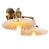 Antike Keramische Doppelkopf-Lampe