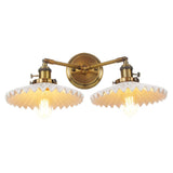 Antike Keramische Doppelkopf-Lampe