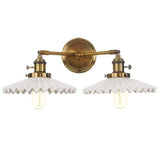 Antike Keramische Doppelkopf-Lampe