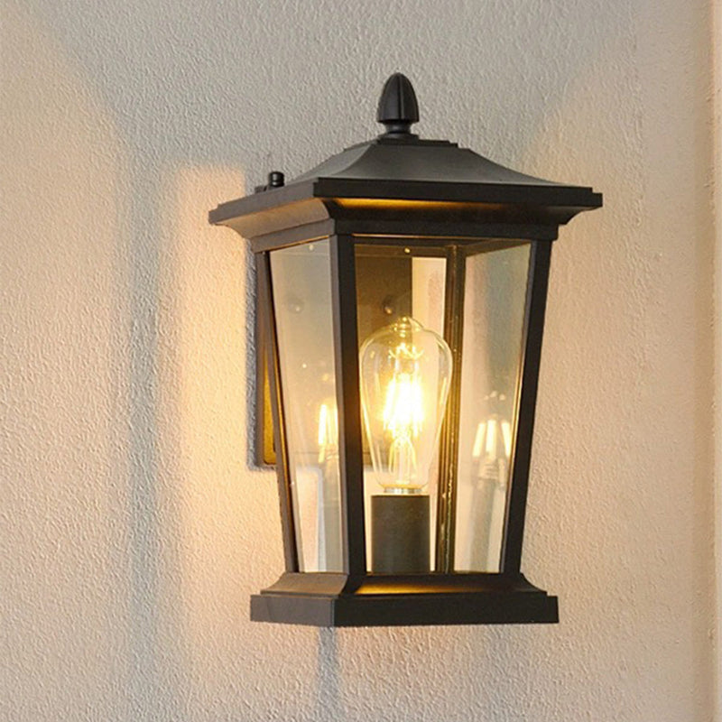 Bauernhaus Wasserdicht Glasschirm Außenwandleuchte
