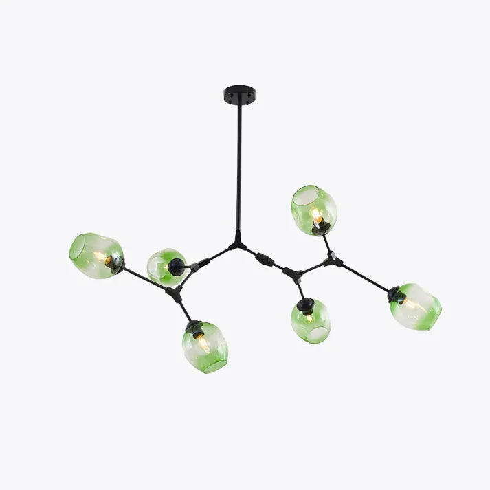Bifurkation Bubbla Glas Sputnik Ljuskrona