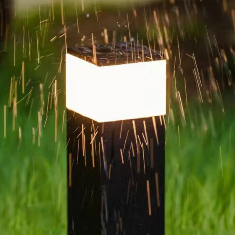 Orr industrialna lampa zewnętrzna LED prostokątna metalowa zewnętrzna