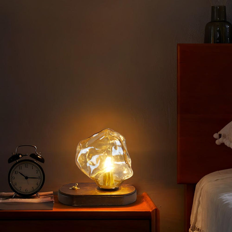 Bordslampa I Glas Med Issten