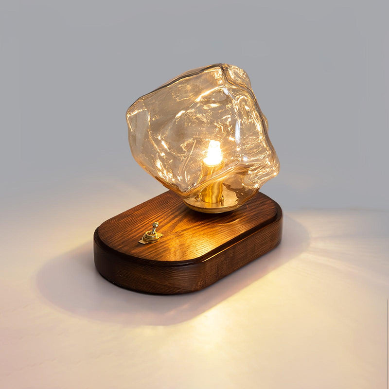 Bordslampa I Glas Med Issten