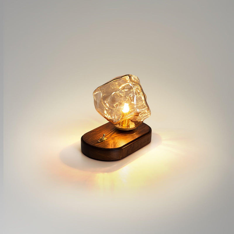 Bordslampa I Glas Med Issten