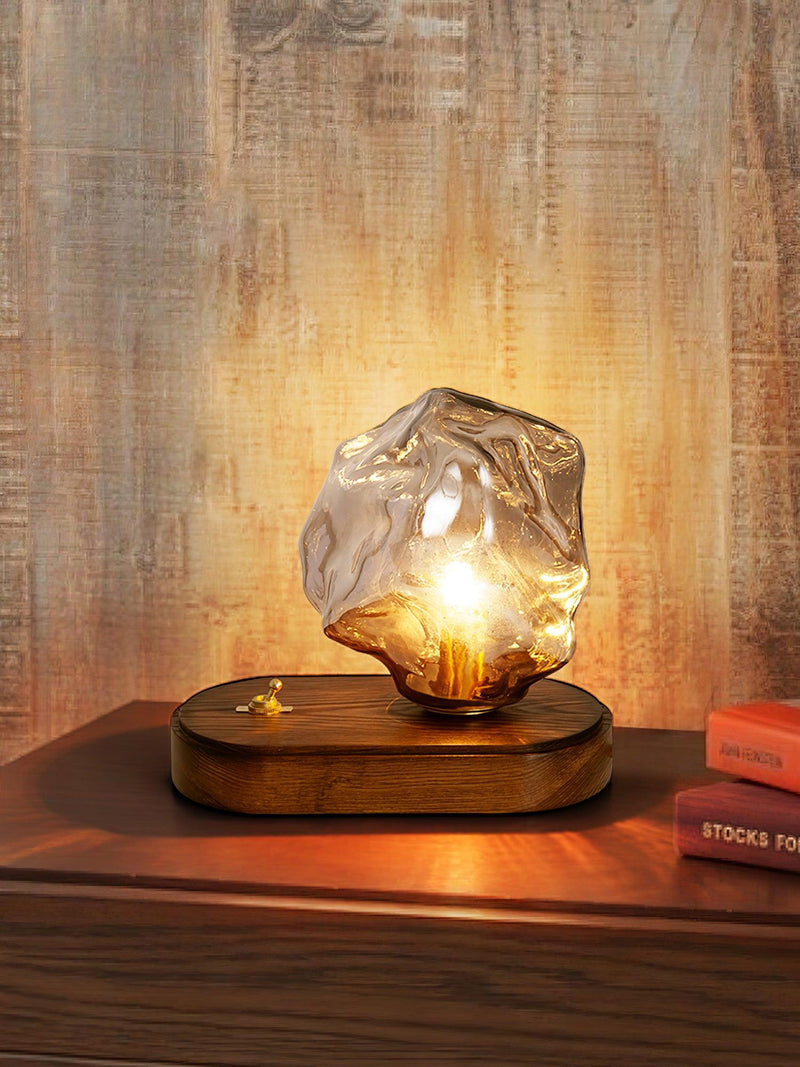 Bordslampa I Glas Med Issten