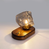 Bordslampa I Glas Med Issten