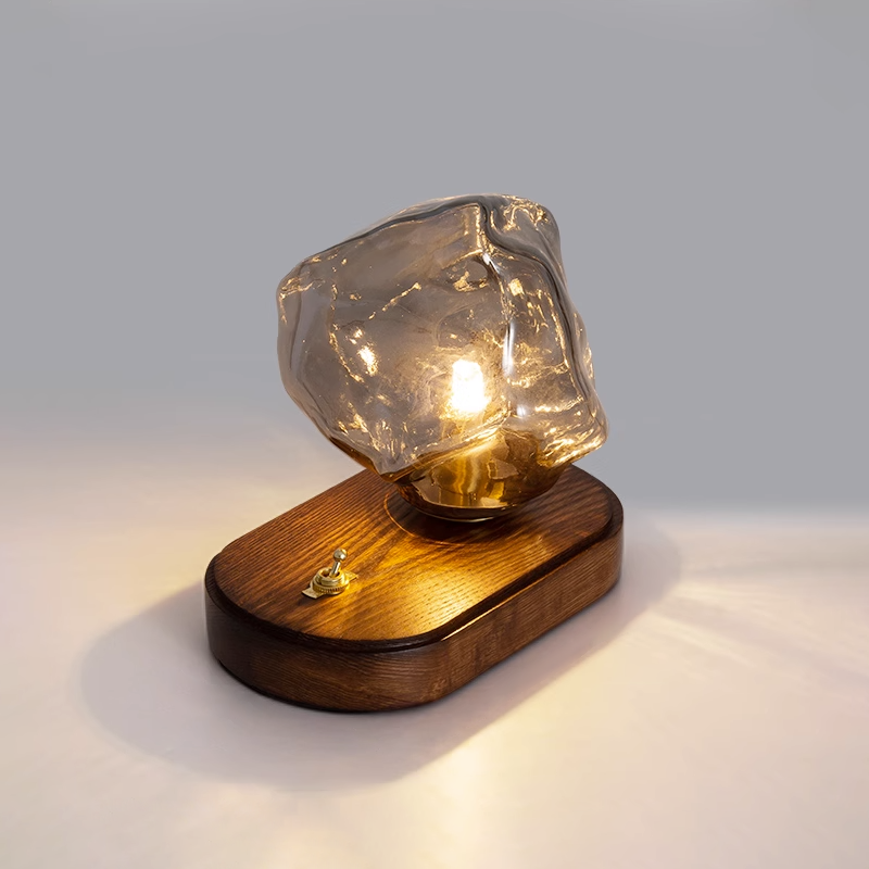 Bordslampa I Glas Med Issten