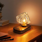 Bordslampa I Glas Med Issten