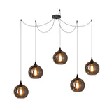 Lampa wisząca w kształcie butelki