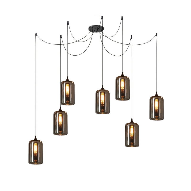 Lampa wisząca w kształcie butelki