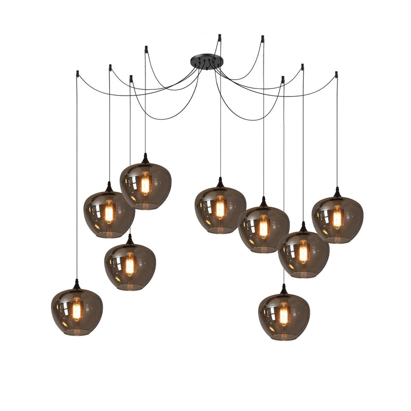 Lampa wisząca w kształcie butelki