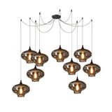 Lampa wisząca w kształcie butelki