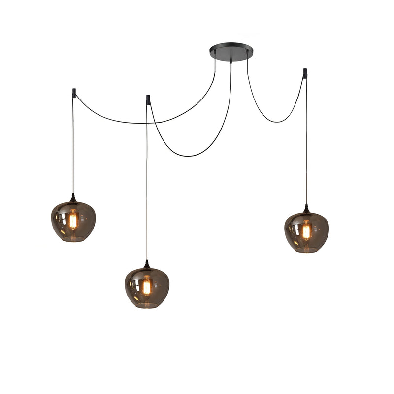 Lampa wisząca w kształcie butelki
