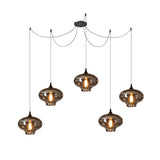 Lampa wisząca w kształcie butelki