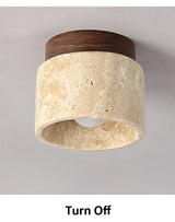 Japońska kreatywna lampa sufitowa w kremowym stylu