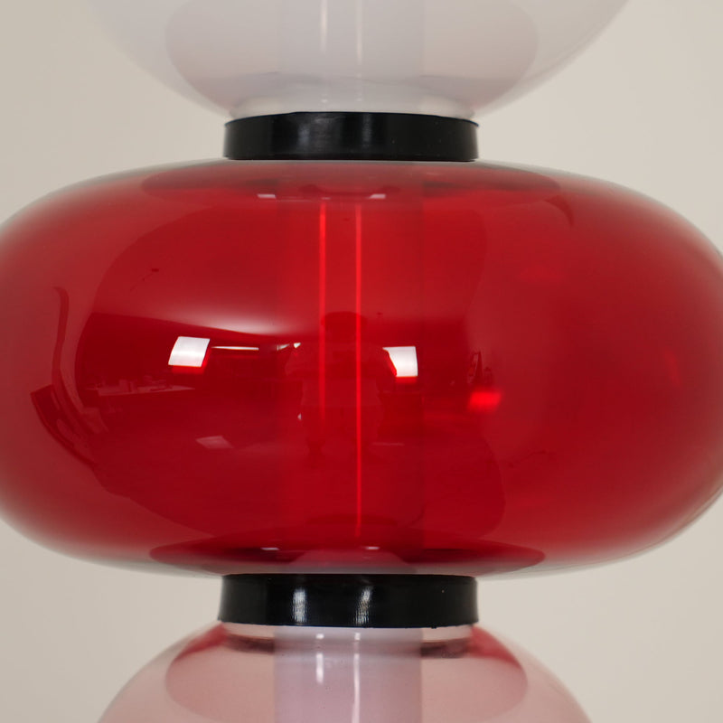 Lampa podłogowa z kandyzowanego szkła