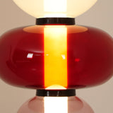 Lampa podłogowa z kandyzowanego szkła