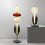 Lampa podłogowa z kandyzowanego szkła