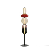 Lampa podłogowa z kandyzowanego szkła