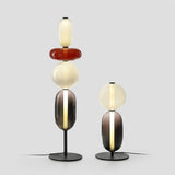 Lampa podłogowa z kandyzowanego szkła