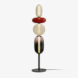 Lampa podłogowa z kandyzowanego szkła