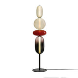 Lampa podłogowa z kandyzowanego szkła