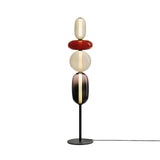 Lampa podłogowa z kandyzowanego szkła