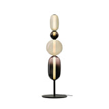 Lampa podłogowa z kandyzowanego szkła