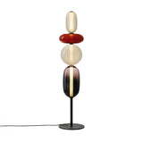 Lampa podłogowa z kandyzowanego szkła