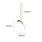 Crescent Pendel Lampa