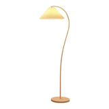 Plisowana lampa podłogowa Crescini