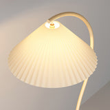 Plisowana lampa podłogowa Crescini