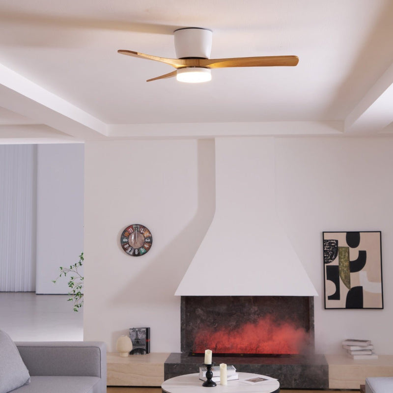 Dřevěný stropní ventilátor
