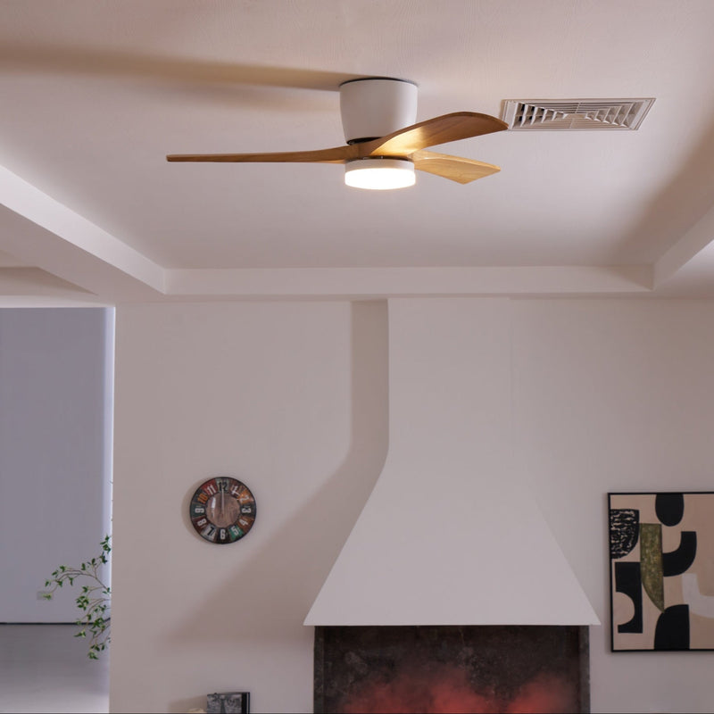 Dřevěný stropní ventilátor