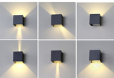 Nowoczesna aluminiowa wodoodporna lampa ścienna LED do użytku wewnętrznego