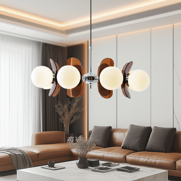 Retro żyrandol Bauhaus