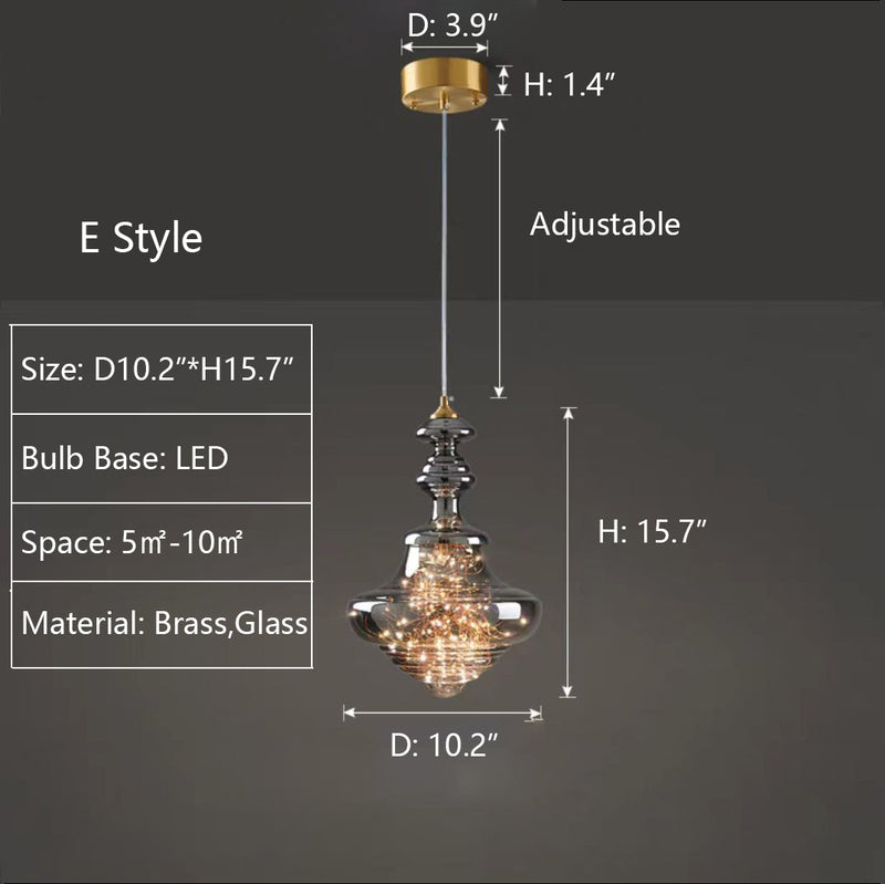 Nowoczesna lampa wisząca w kolorze szarym