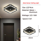 Czujnik ruchu PIR LED lampa sufitowa