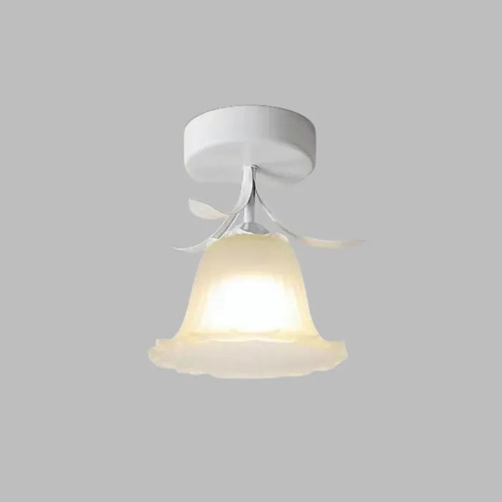 Enkel Tiffany-Taklampa Med Miniblommor