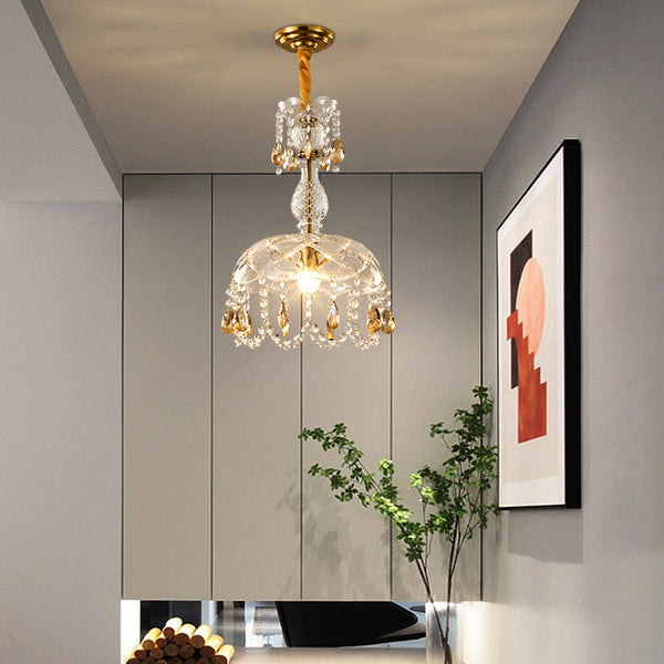 Luksusowy kryształowy żyrandol, designerska lampa wisząca