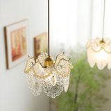 Floral Taklampa I Glas