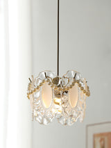 Floral Taklampa I Glas